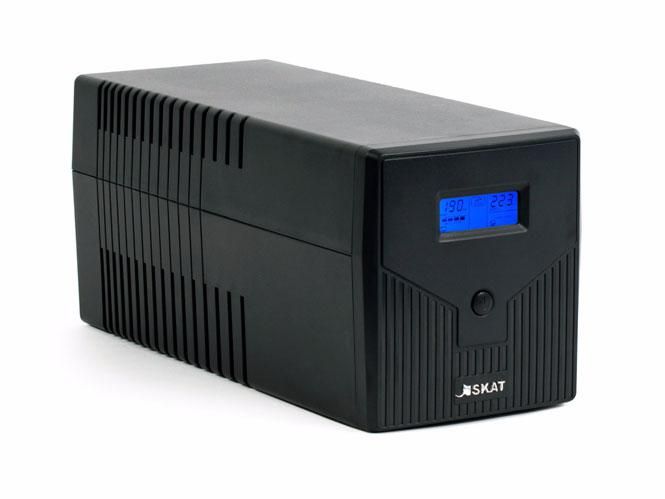 источник бесперебойного питания skat-ups 1000/600 220в 600вт 2 акб 7а.ч внутр. меандр. стабилизация напряжения бастион 456 от BTSprom.by