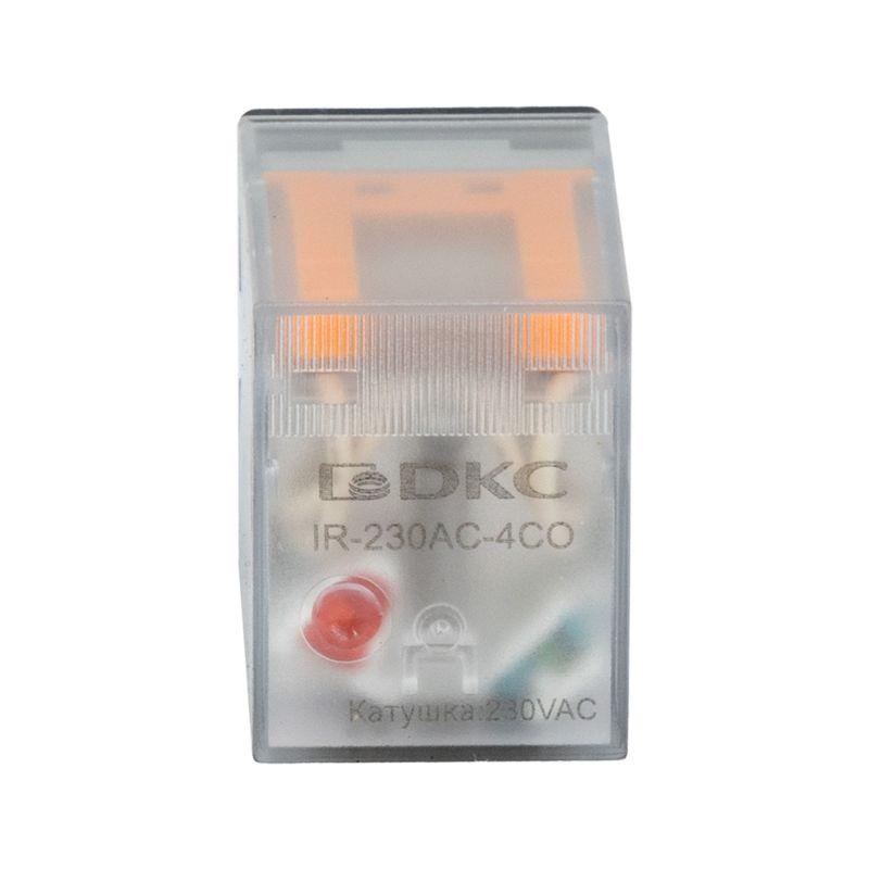 реле одиночное 230в ac до 5а 4 прекидн. контакта dkc ir-230ac-4co от BTSprom.by