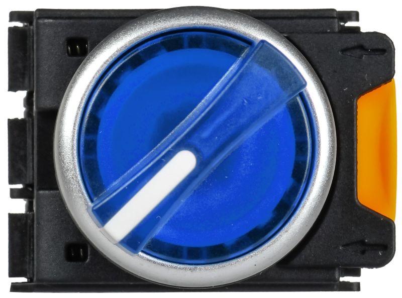  Переключатель 2 полож. 1НО+1НЗ с подсветкой син. MASTER IEK MI-SW60-11XD-3-14-2-K07 фото в каталоге от BTSprom.by
