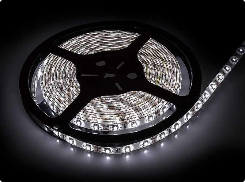 лента светодиодная ls 28ww-60/65 60led 4.8вт/м 12в ip65 тепл. бел. 3000к (уп.5м) in home 4690612023151 от BTSprom.by