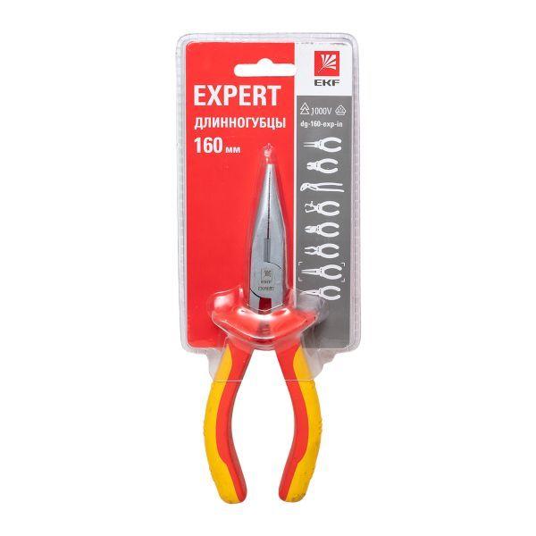  Длинногубцы 160мм Expert 1000В PROxima EKF dg-160-exp-in фото в каталоге от BTSprom.by