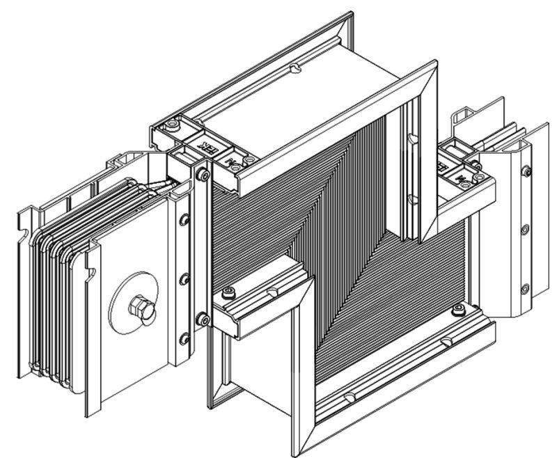 секция z-образ. вниз н/1 2500а al 3l+n+1/2pe ip55 тран. iek lb-2500a5-35-f-zde от BTSprom.by