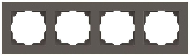 рамка 4-м сп accent 6-504-09 титан intro б0063712 от BTSprom.by