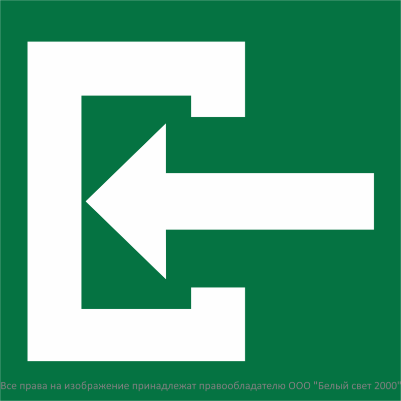 знак безопасности npu-1818.c04 "вход" белый свет a32737 от BTSprom.by