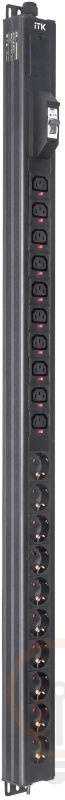 Блок распределения питания BASE PDU PV1111 25U 1ф 16А 10SCHUKO 10C13 2.6м SCHUKO ITK BS-PV12-10D-10C13-11 фото в каталоге от BTSprom.by  Блок распределения питания BASE PDU PV1111 25U 1ф 16А 10SCHUKO 10C13 2.6м SCHUKO ITK BS-PV12-10D-10C13-11 фото в каталоге от BTSprom.by