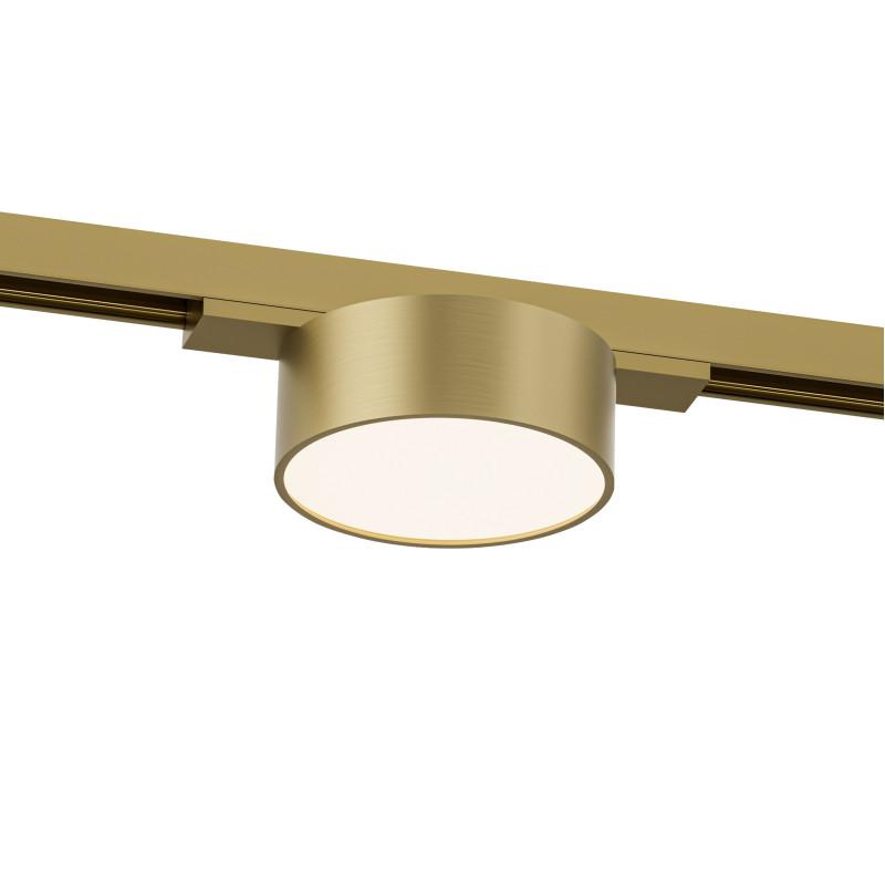 светильник трековый shine flow 6вт 3000к ip20 48в dc 74х28 ra90 со светодиодом алюм. сатинированная латунь denkirs 764342 от BTSprom.by