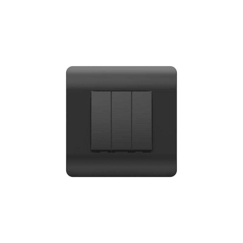 выключатель 3-кл. new3-e 10а черн. chint 431506 от BTSprom.by