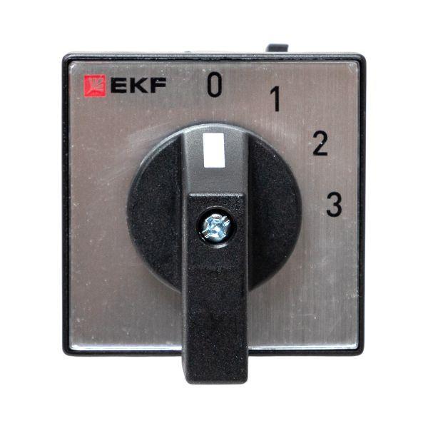  Переключатель кулачковый ПК-1-101 1п 25А "0-1-2-3" EKF pk-1-101-25 фото в каталоге от BTSprom.by