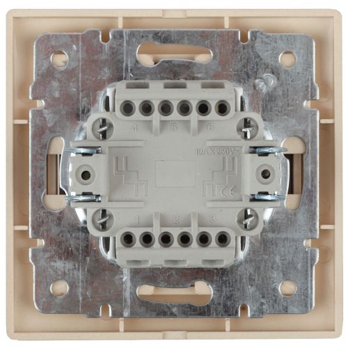  Выключатель 3-кл. СП Plano 10А IP20 1-106-11 250В сосна Intro Б0030053 фото в каталоге от BTSprom.by