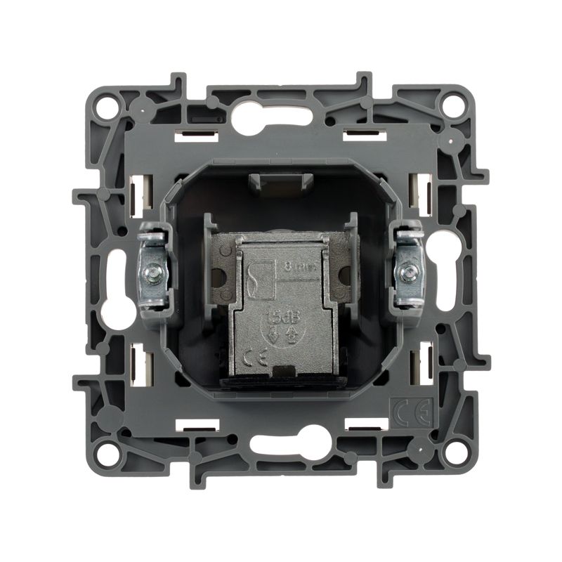  Розетка телевизионная проходная TV СП Etika 14дБ 5-862МГц механизм сл. кость IEK 672363 фото в каталоге от BTSprom.by