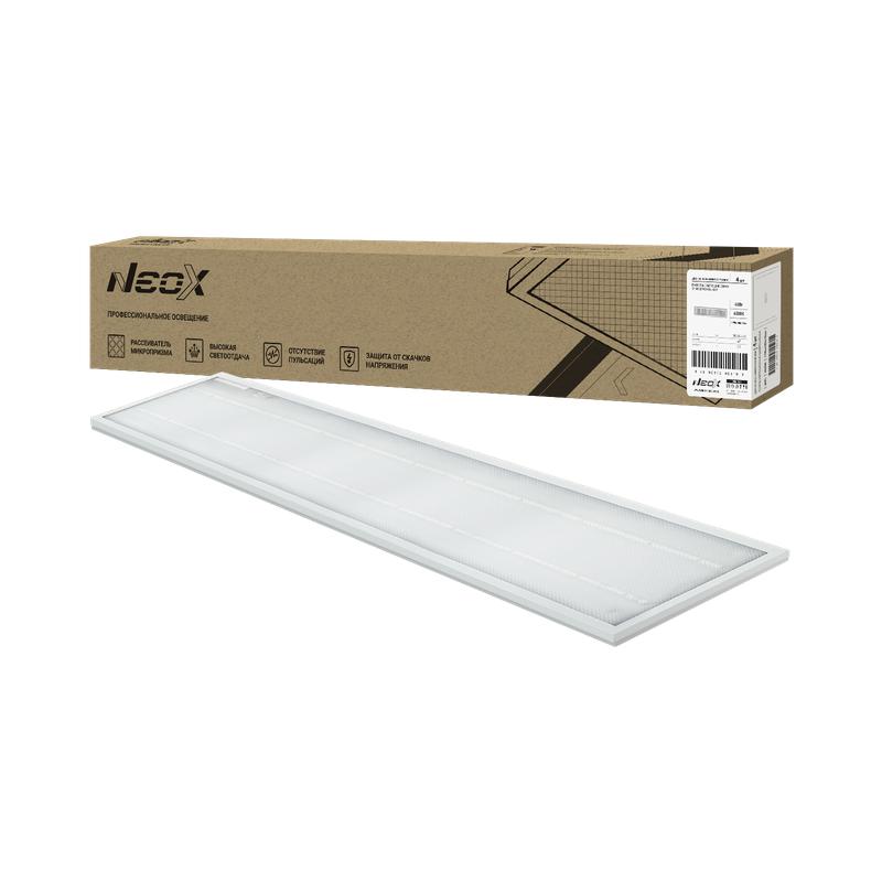 светильник светодиодный дво-01 4565-микропризма 45вт 6500к ip40 1195х180х19мм универс. панель neox 4690612066196 от BTSprom.by
