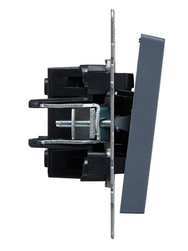  Выключатель 1-кл. СП BRITE ВС10-1-4-БрМ 10А самовозвратн. механизм маренго IEK BR-V14-0-10-K35 фото в каталоге от BTSprom.by