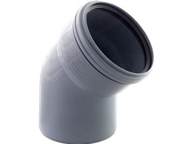 колено вк 110х45 ртп (угол для внутренней канализации) (ростурпласт) 36676 от BTSprom.by