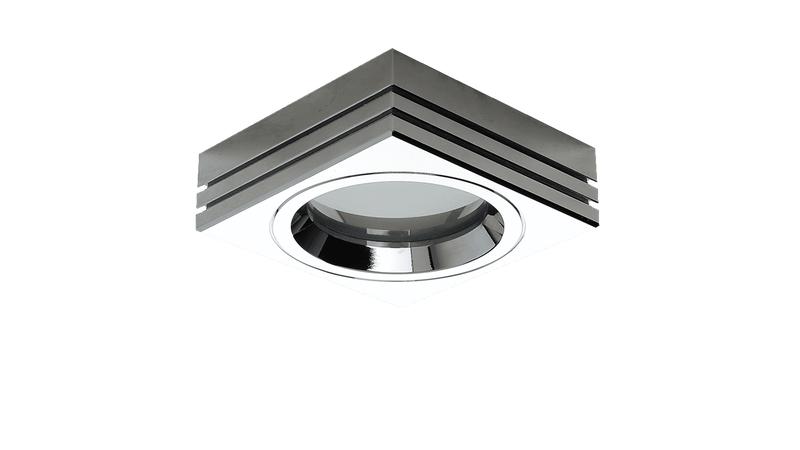 рамка nc722-2-ch mr16 (wp-sq-ch) встраив. хром designled 00-00002232 от BTSprom.by