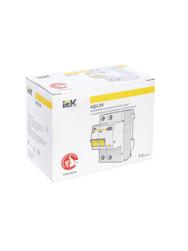  Выключатель автоматический дифференциального тока селективный 2п 50А 300мА тип AC АД12S KARAT IEK MAD13-2-050-C-300 фото в каталоге от BTSprom.by
