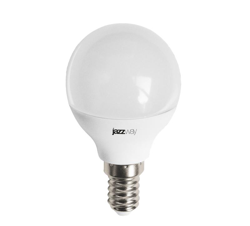 лампа светодиодная pled-lx 8вт g45 шар 5000к холод. бел. e14 pro jazzway 5028623 от BTSprom.by