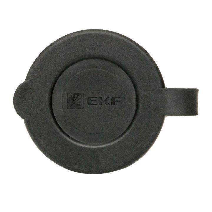  Розетка переносная 16А IP44 230В 2P+PE с защ. крышкой каучук Basic EKF RPS-012-16-230-44 фото в каталоге от BTSprom.by
