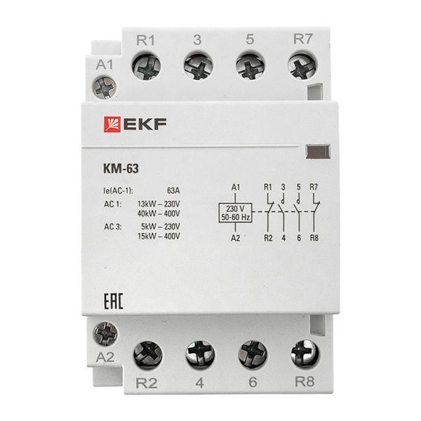  Контактор модульный КМ 63А 2NО+2NC (3 мод.) PROxima EKF km-3-63-22 фото в каталоге от BTSprom.by