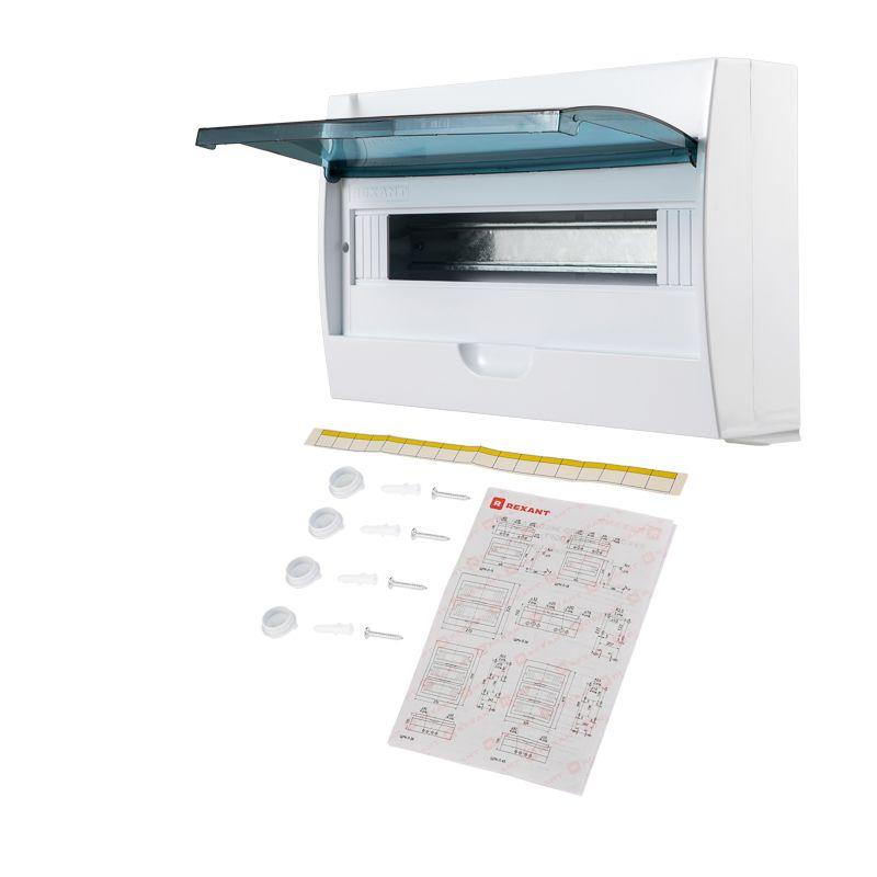  Бокс ЩРН-П-18 IP41 пластик. бел. Rexant 11-0318 фото в каталоге от BTSprom.by