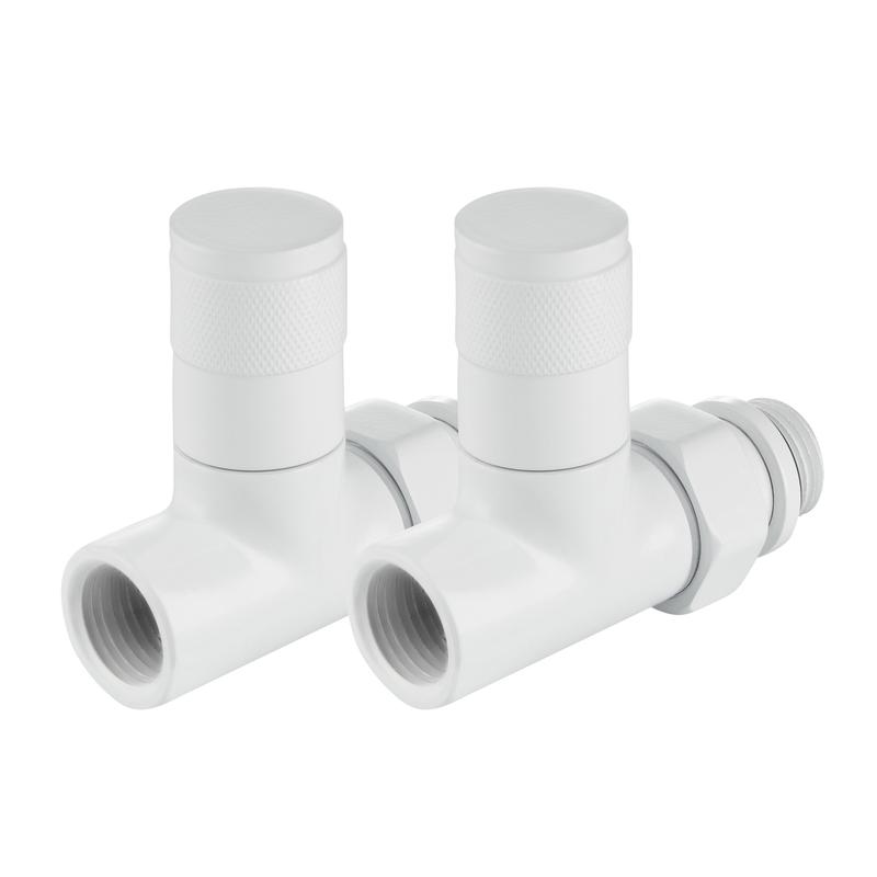  Набор дизайн-вентилей PIANO прямой 1/2дюйм бел. Royal Thermo НС-1422579 фото в каталоге от BTSprom.by