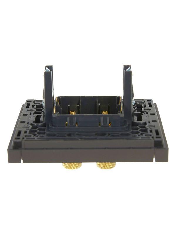  Аудиорозетка 4-м FORTE&PIANO FP339 сер. IEK FP-S40-K03 фото в каталоге от BTSprom.by