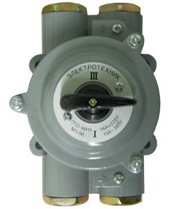 переключатель пакетный пп 2-16/н3 м1 сил. 56 16а силуминовый корпус ip56 электротехник et052505 от BTSprom.by