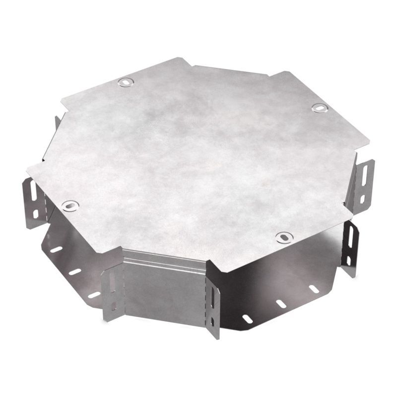 Ответвитель для лотка Х-образ. 200х100 с крышкой Стандарт Промрукав PR16.0464 от BTSprom.by