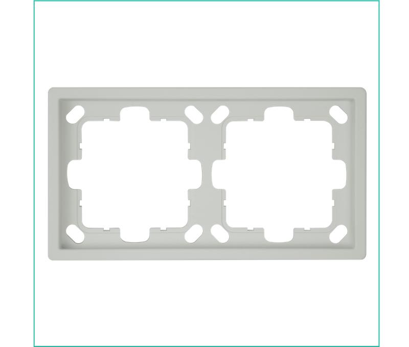рамка 2-м сп fd тауп матов. soft touch jasmart fd1002ptm от BTSprom.by