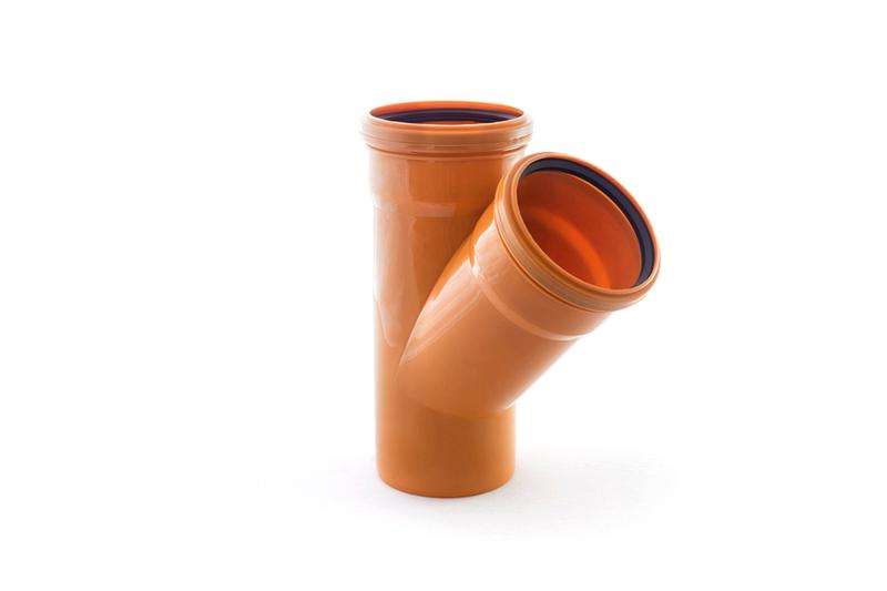 тройник нк пп 160/110х45 рыж. rtp 36510 от BTSprom.by