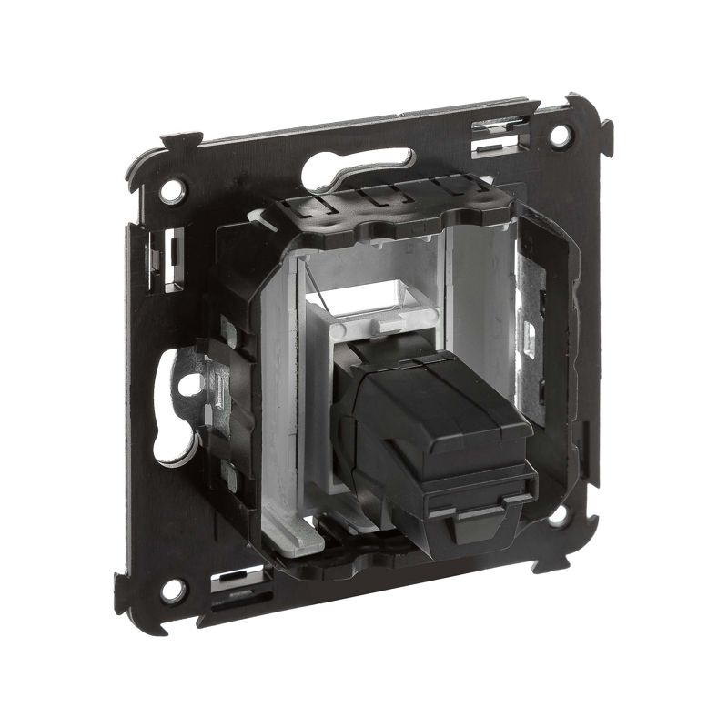  Розетка USB 3.0 1-м СП Avanti "Закаленная сталь" тип А-А DKC 4404303 фото в каталоге от BTSprom.by