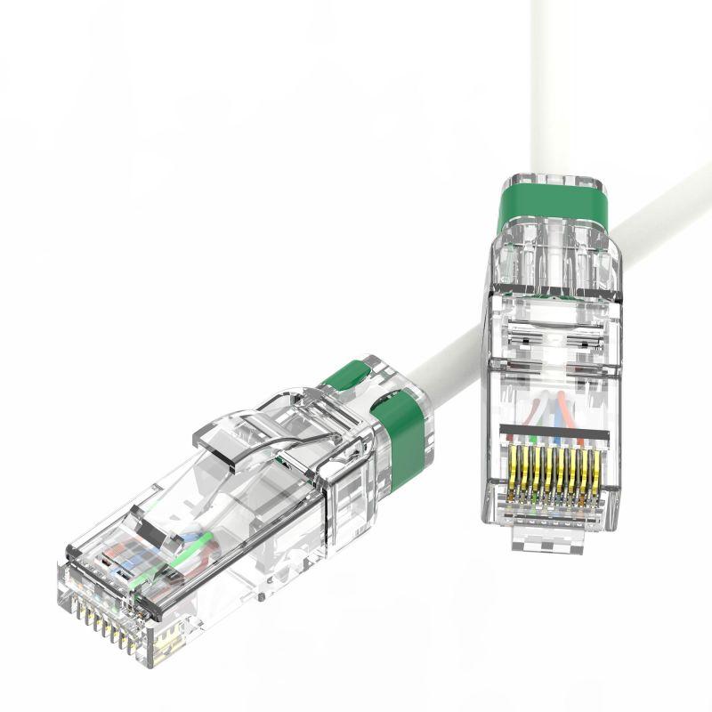 патч-корд неэкранированный slim cat6a u/utp 4х2 28 awg lszh 0.2м бел. dkc rn6auu4502wh-28 от BTSprom.by