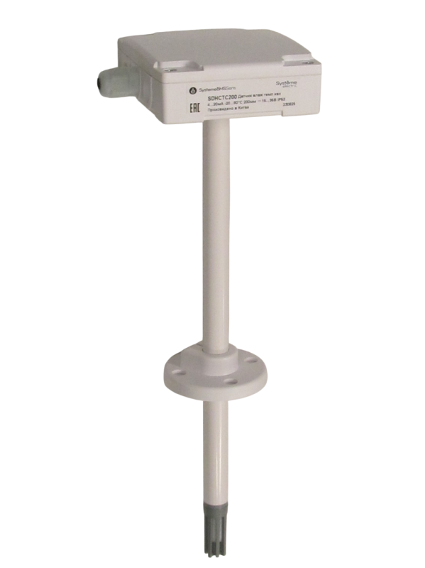 датчик влажности и температуры канальный 4-20ма -20-80град.c 4-20ма 200мм 24в se sdhctc200 от BTSprom.by