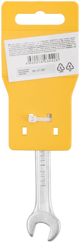  Ключ рожковый "Хард" хромированное покрытие 8х10мм FIT 63477 фото в каталоге от BTSprom.by