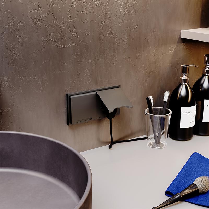  Розетка 1-м СП S70 16А с заземл. защ. шторки + крышка механизм титан Voltum VLS040306 фото в каталоге от BTSprom.by