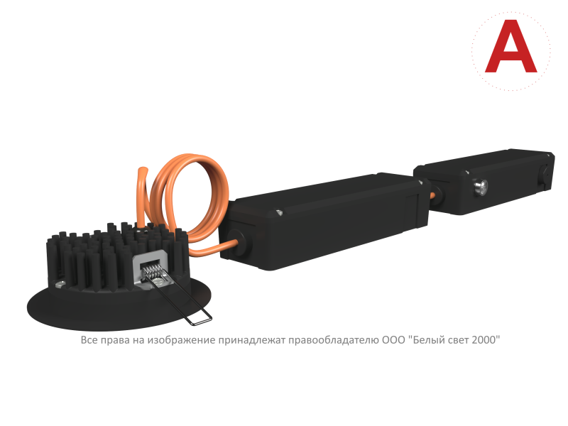  Светильник аварийный BS-ARUNA-83-L3-INEXI3 IP65 Black Белый Свет a31905 фото в каталоге от BTSprom.by