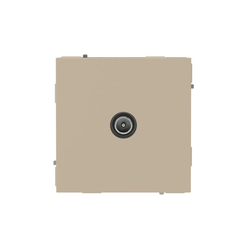 розетка телевизионная проходная tv kant ванильн. марципан dkc 7015513 от BTSprom.by