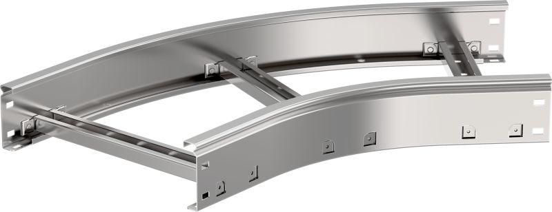 Угол для лотка 45град. 200х55 R300 LESTA IEK CPG04-4-45-055-200 от BTSprom.by
