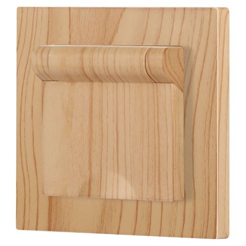  Розетка 1-м СП Accent 6-203-11 16А IP20 250В 2P+E Schuko с крышкой AL/CU сосна Intro Б0063479 фото в каталоге от BTSprom.by