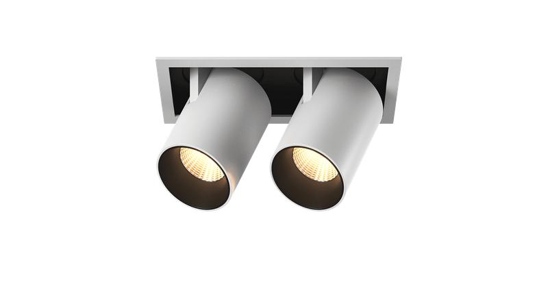 светильник светодиодный потолочный встраив. поворотно-выдвижн. spl ч/б 12вт ip20 тепл. бел. 3000к designled 00-00002330 от BTSprom.by