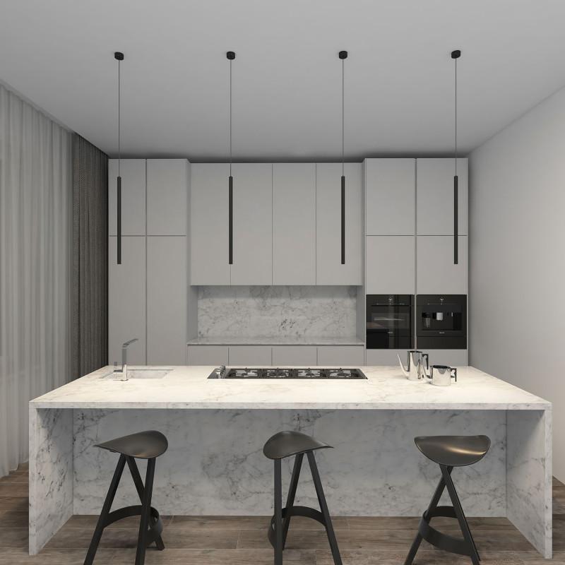  Светильник 5Вт 4000К IP20 подвесной со встроен. светодиодом алюм. черн. DENKIRS 680445 фото в каталоге от BTSprom.by