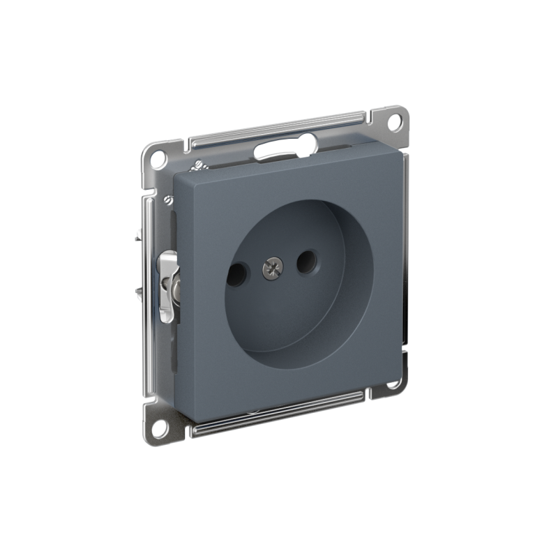 розетка atlasdesign 16а без заземл. без шторок быстрозажим. клем. механизм грифель se atn000741s от BTSprom.by