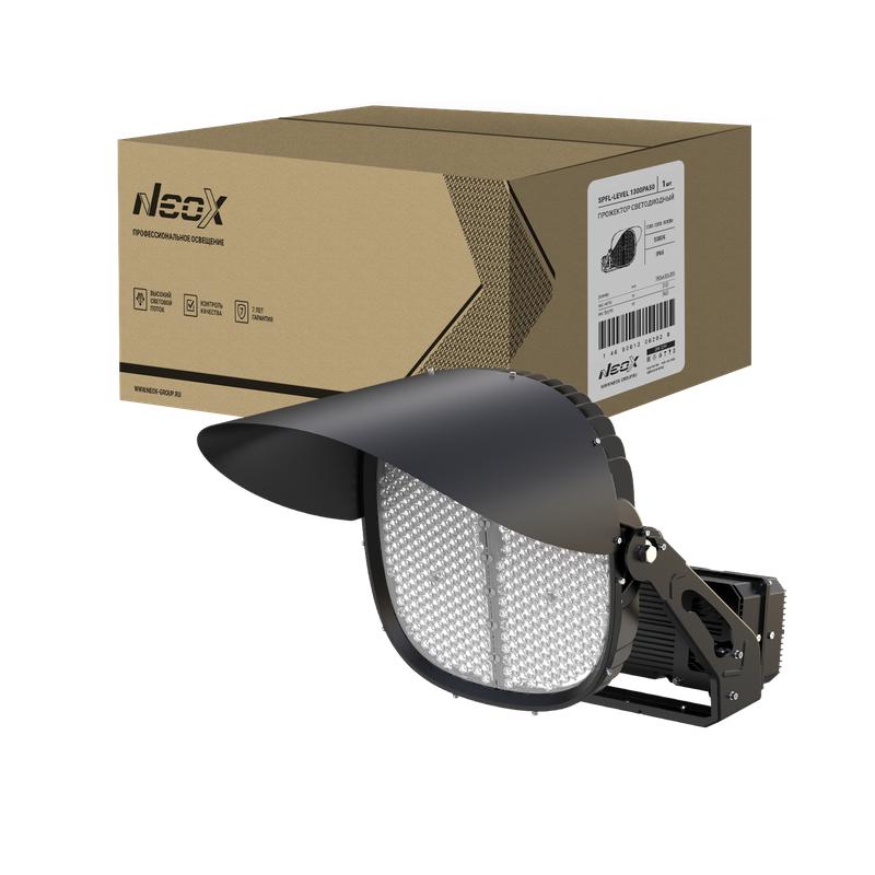 прожектор светодиодный spfl-level 1300pa50 1300/1200/1000вт ip66 160лм/вт 100-277в 40град. 7лет черн. neox 4690612062921 от BTSprom.by