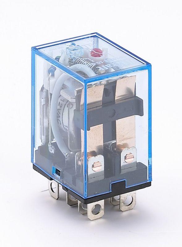 реле промежуточное пр-102 10а 12в ac 2 конт. с led-индикацией dekraft 23202dek от BTSprom.by