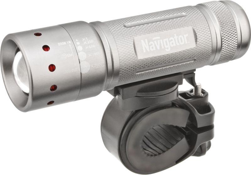 фонарь 94 964 npt-b01-3aaa велосипедный 2 крепл. cree 1ledх5вт фокус блист. navigator 94964 от BTSprom.by