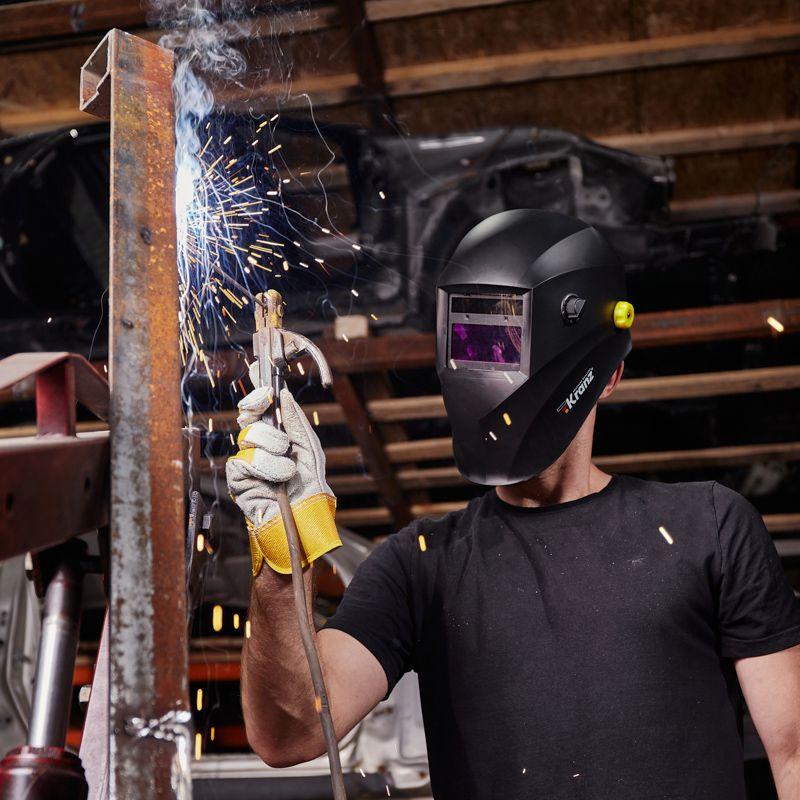  Маска сварщика "Хамелеон" АСФ 777 с автомат. светофильтром Kranz KR-16-0797 фото в каталоге от BTSprom.by