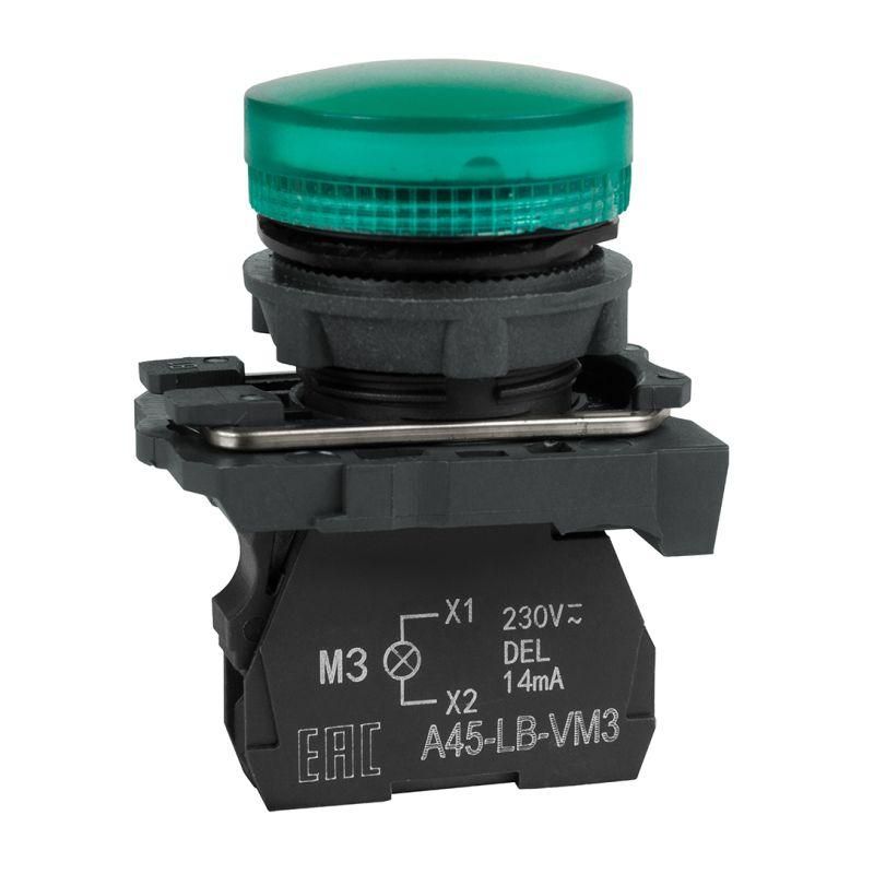 лампа сигнальная optisignal d22 c5-l-m3 зел. пластик 230-240vac xb5avm3 кэаз 332188 от BTSprom.by