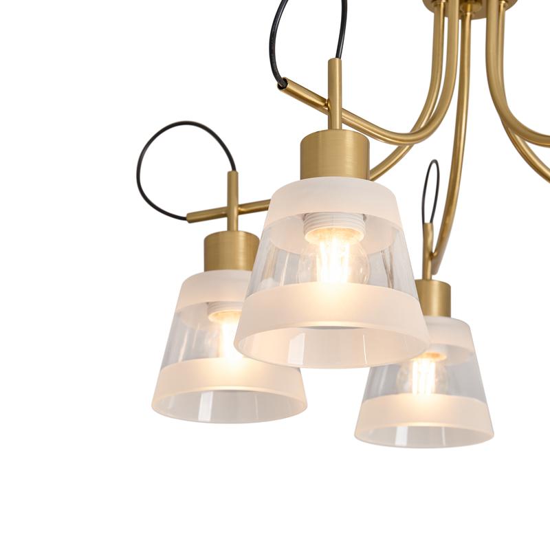  Светильник Caramel 5х60Вт E27 IP20 подвесной Freya FR5522PL-05BS фото в каталоге от BTSprom.by