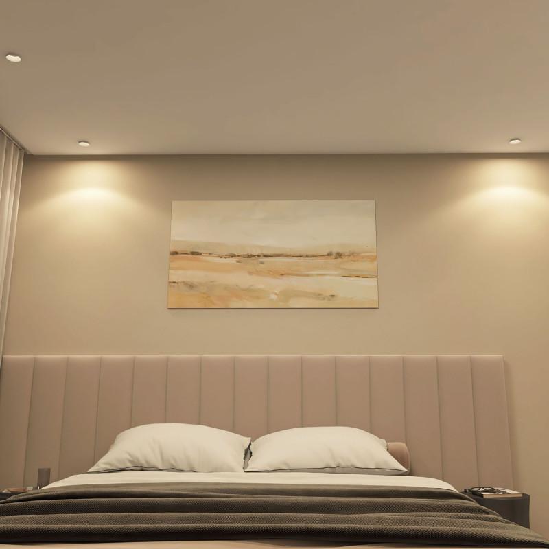  Светильник 50Вт GU10 IP20 встраив. алюм. бел. DENKIRS 680438 фото в каталоге от BTSprom.by