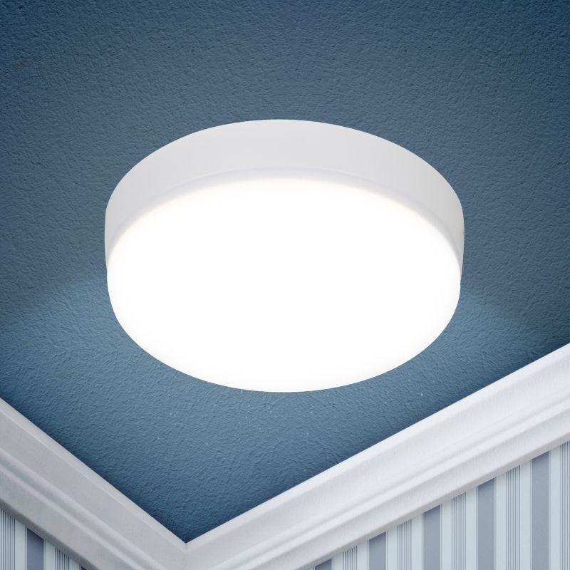 светильник светодиодный led 15-24-4k 24вт 4000к накладной круглый эра б0054334 от BTSprom.by