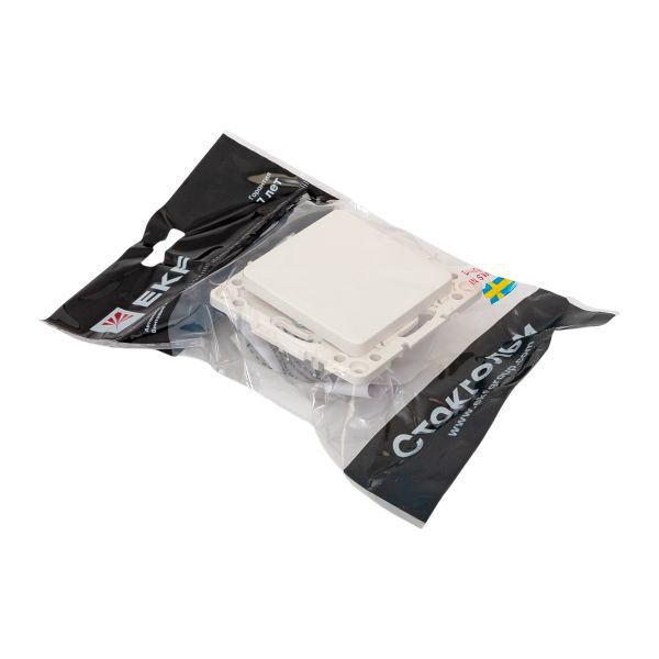  Кнопка нажимная СП Стокгольм 10А механизм бел. EKF EYV10-221-10 фото в каталоге от BTSprom.by